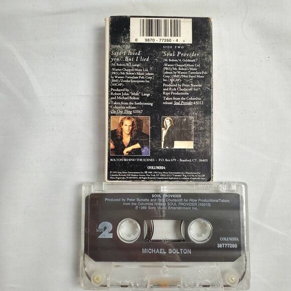 Michael Bolton – Said I Loved You... But I Lied Cassette Single (1993) - Picture 2 of 3